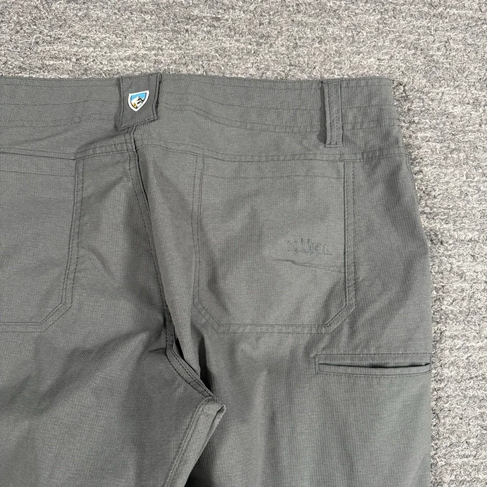 Kuhl Silencr Pants 38x32 Gray Ripstop Water Resistant Stretch Fabric Pockets - Picture 11 of 12